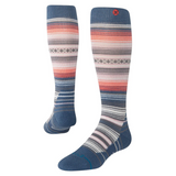 Women's Medium Performance Wool Snow Otc Socks - Blue & Gold Boardshop
