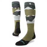 Men's Medium Poly Snow Otc Socks - Blue & Gold Boardshop