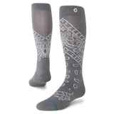 Men's Medium Performance Wool Snow Otc Socks - Blue & Gold Boardshop