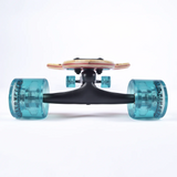 Flipside Fractal Longboard Complete - Blue & Gold Boardshop