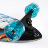 Ledger Launch Longboard Complete - Blue & Gold Boardshop