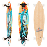 Swift Hunter Longboard Complete - Blue & Gold Boardshop