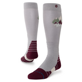 Women's Medium Performance Wool Snow Otc Socks - Blue & Gold Boardshop