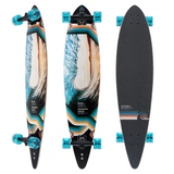 Ledger Launch Longboard Complete - Blue & Gold Boardshop