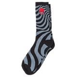 Bighead Fill EMB Swirl Socks