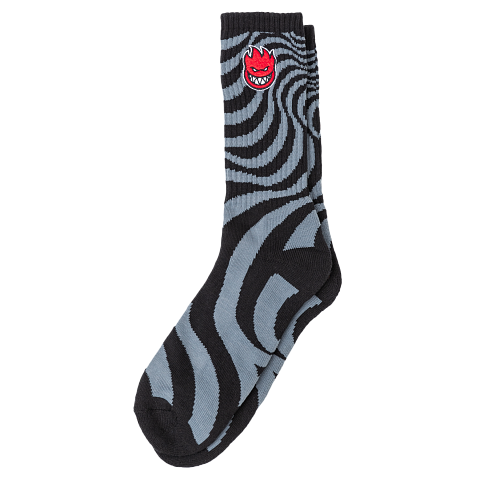 Bighead Fill EMB Swirl Socks