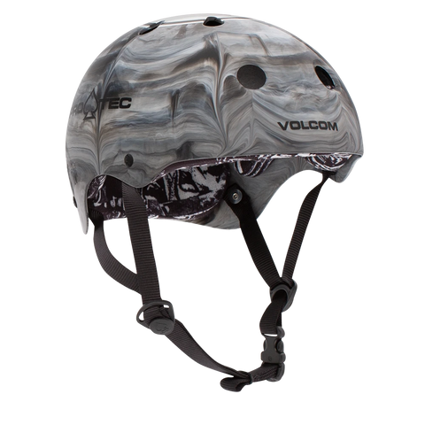 Classic Skate Helmet - Blue & Gold Boardshop