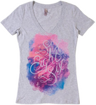 Mountain V-Neck - Blue & Gold Boardshop