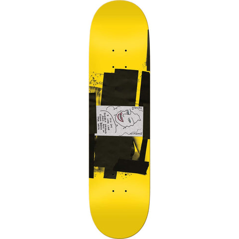 Worrest Barbra Twin Tail Slick Skateboard Deck - Blue & Gold Boardshop