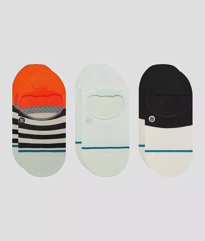 Absolute 3 Pack No Show Socks