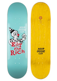 Eat the Rich Deck - Blue & Gold Boardshop