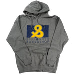 Flag Distressed Hoodie - Blue & Gold Boardshop