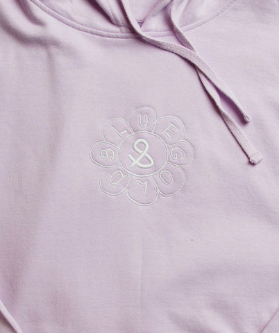 Flower Embroidered Hoodie