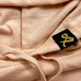 Love Note Crop Hoodie - Blue & Gold Boardshop