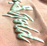 Love Note Crop Hoodie - Blue & Gold Boardshop