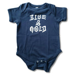 S&D Onesie - Blue & Gold Boardshop