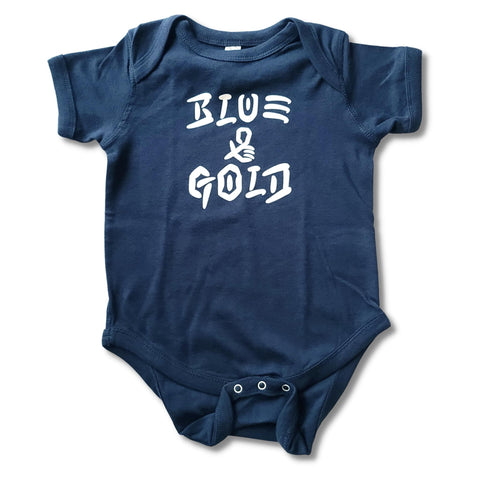 S&D Onesie - Blue & Gold Boardshop