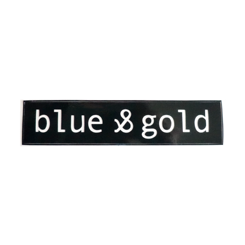 Blue & Gold Decal LTD