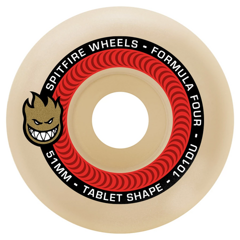 F4 101 Tablet Wheels - Blue & Gold Boardshop