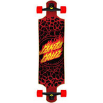 Flame Dot Cruzer Drop Down Longboard Complete