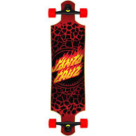 Flame Dot Cruzer Drop Down Longboard Complete