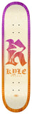 Kyle Be Free Deck - Blue & Gold Boardshop