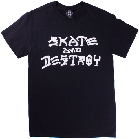 Skate And Destroy Shirt - Blue & Gold Boardshop