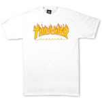 Flame Logo S/S T-Shirt - Blue & Gold Boardshop